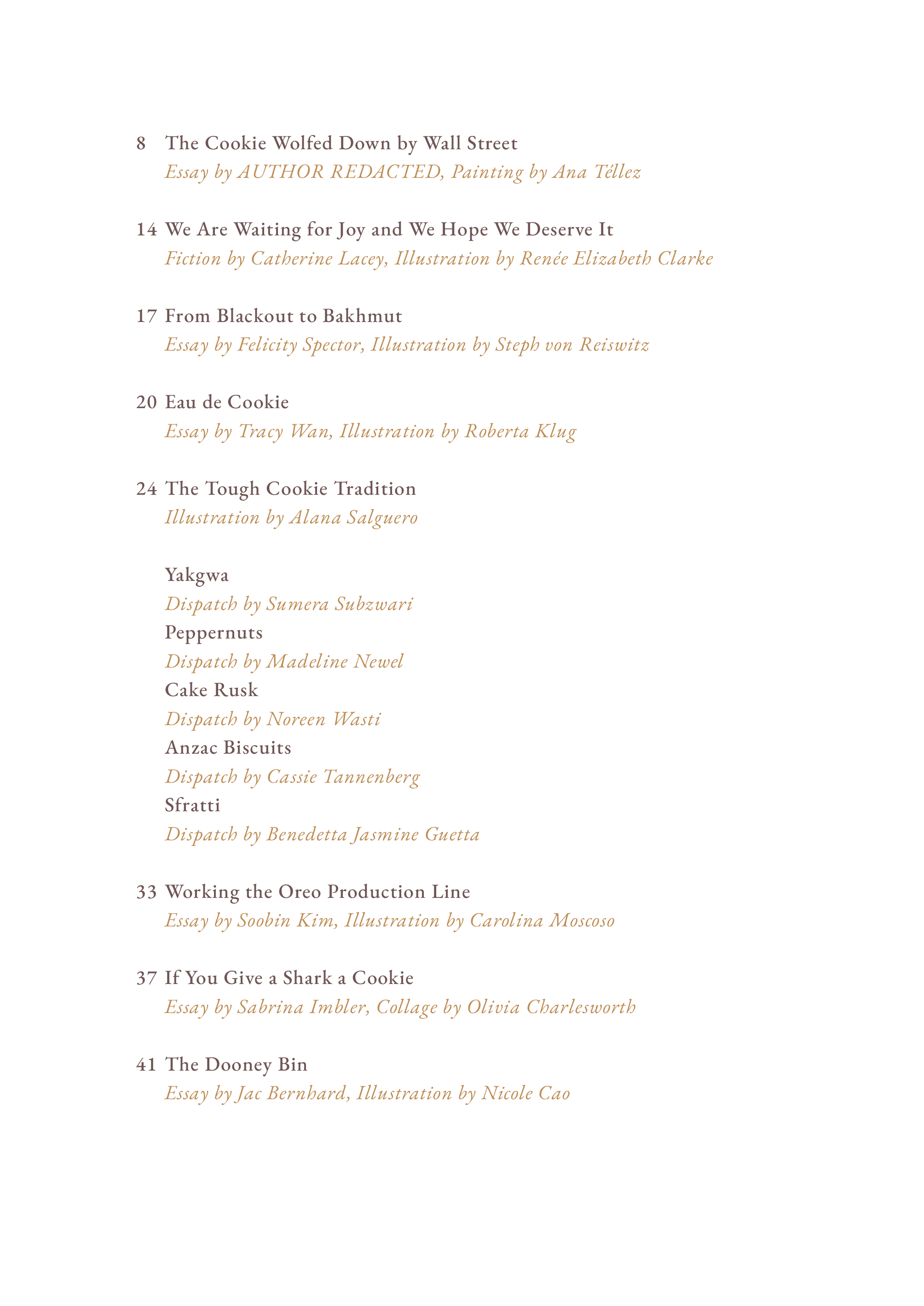 Volume 4: Tough Cookie