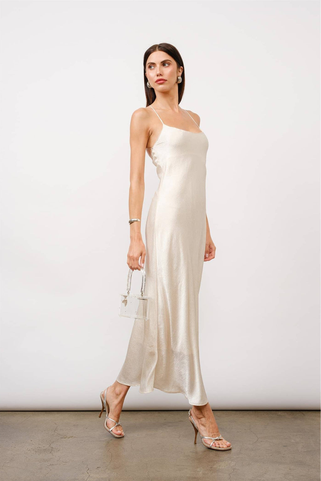 Paula Satin Slip Dress