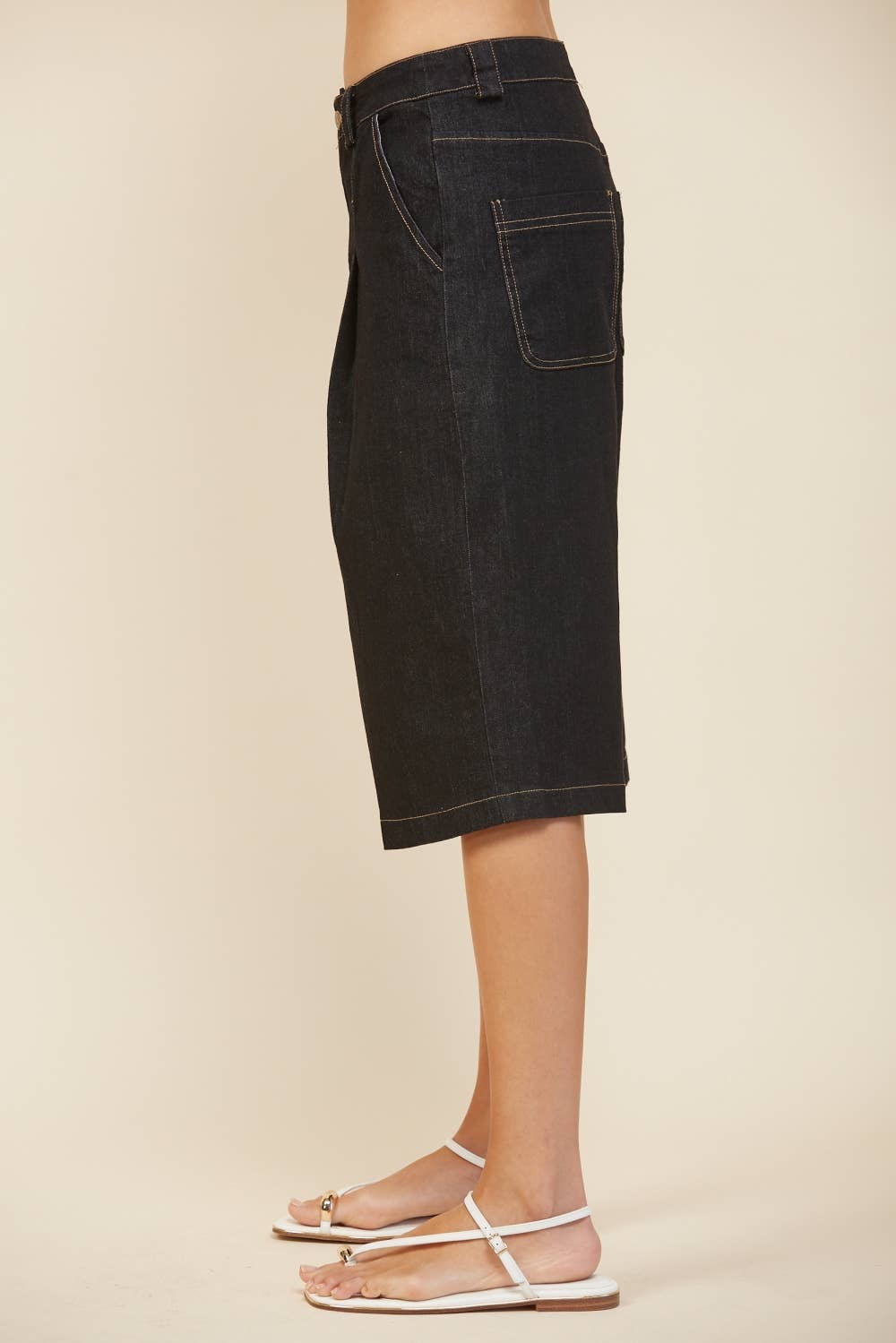 High Rise Pleated Shorts