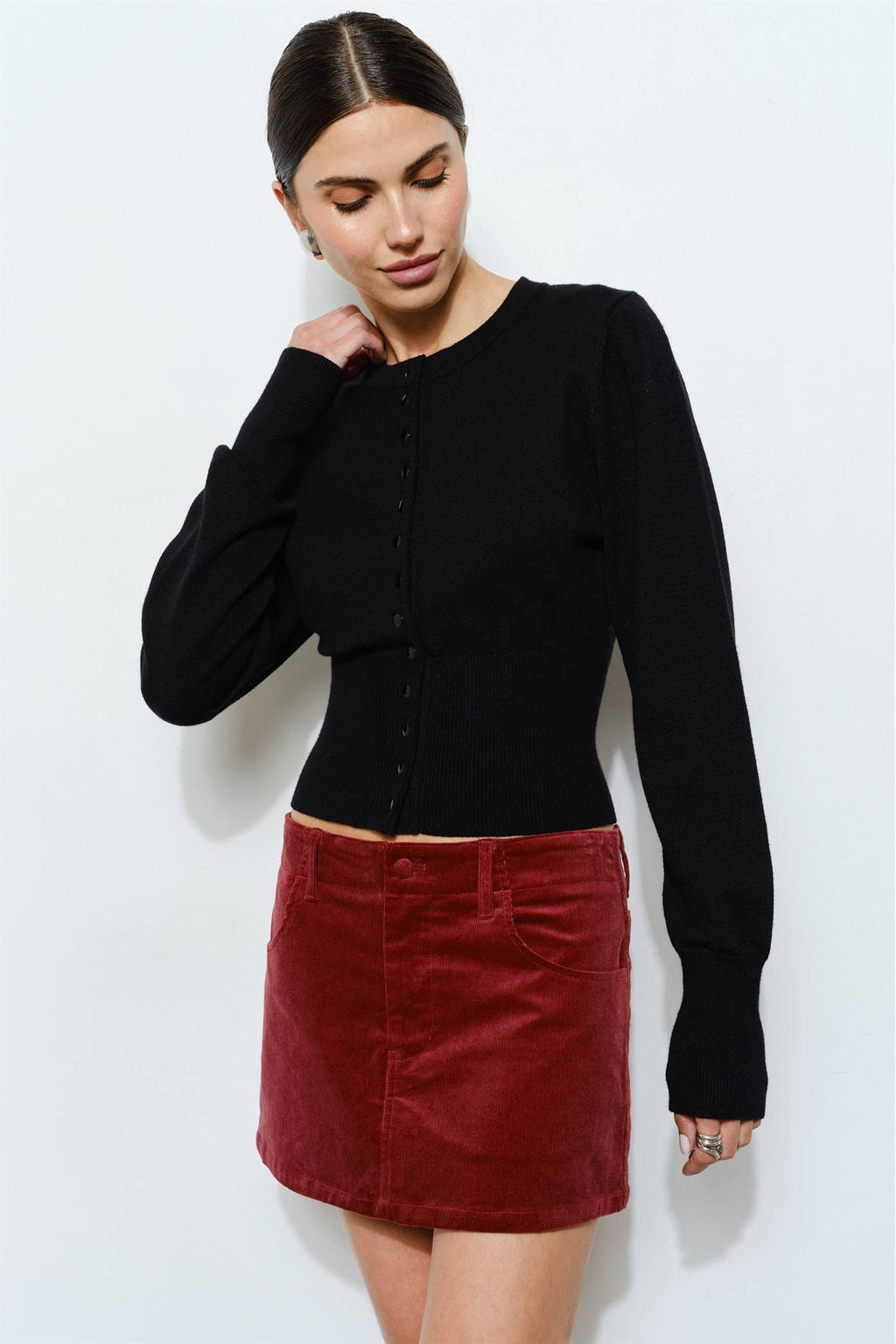 Cassandra Snap Button Cardigan