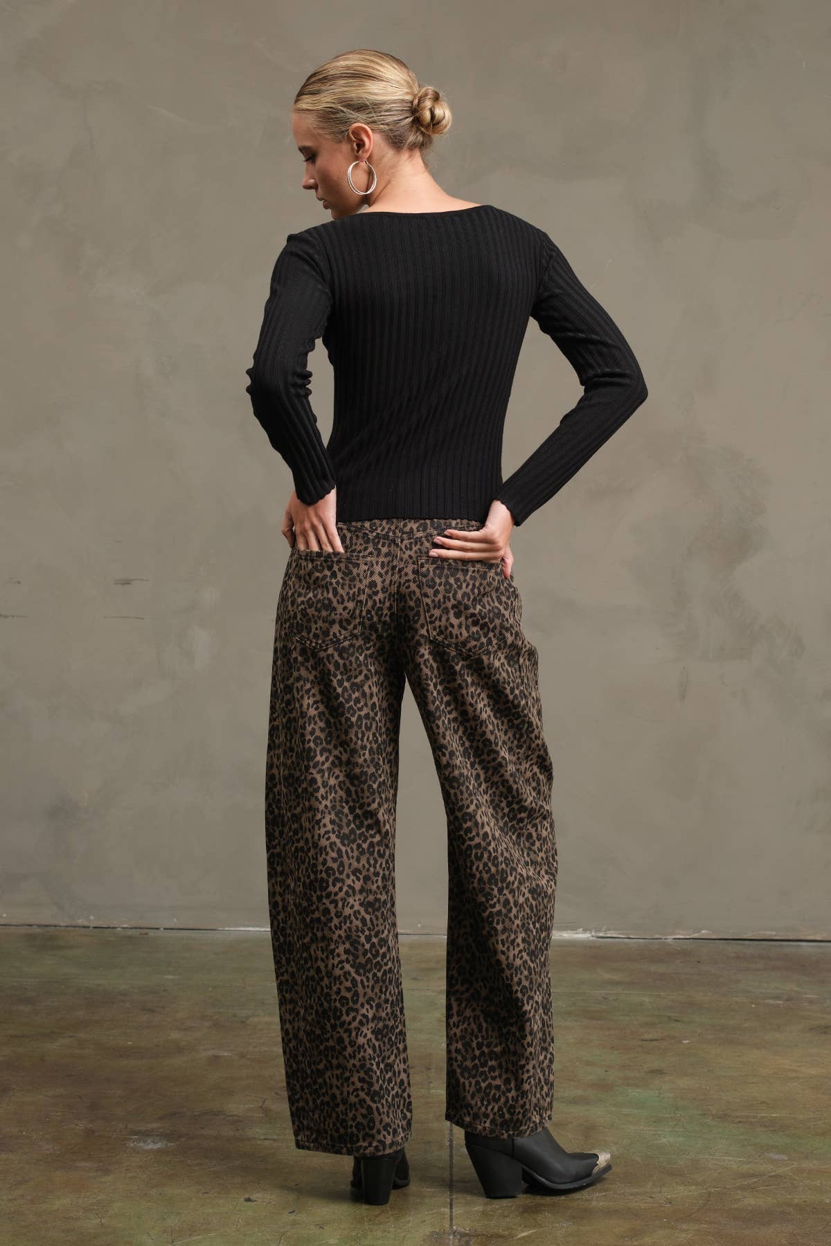 Slim Fit Knit Button Top