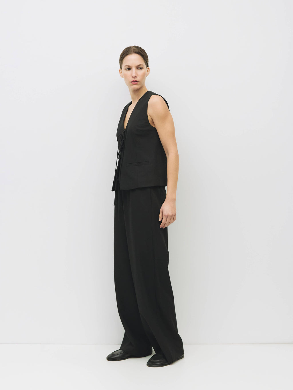 Vera Drawstring Wide Leg Pants