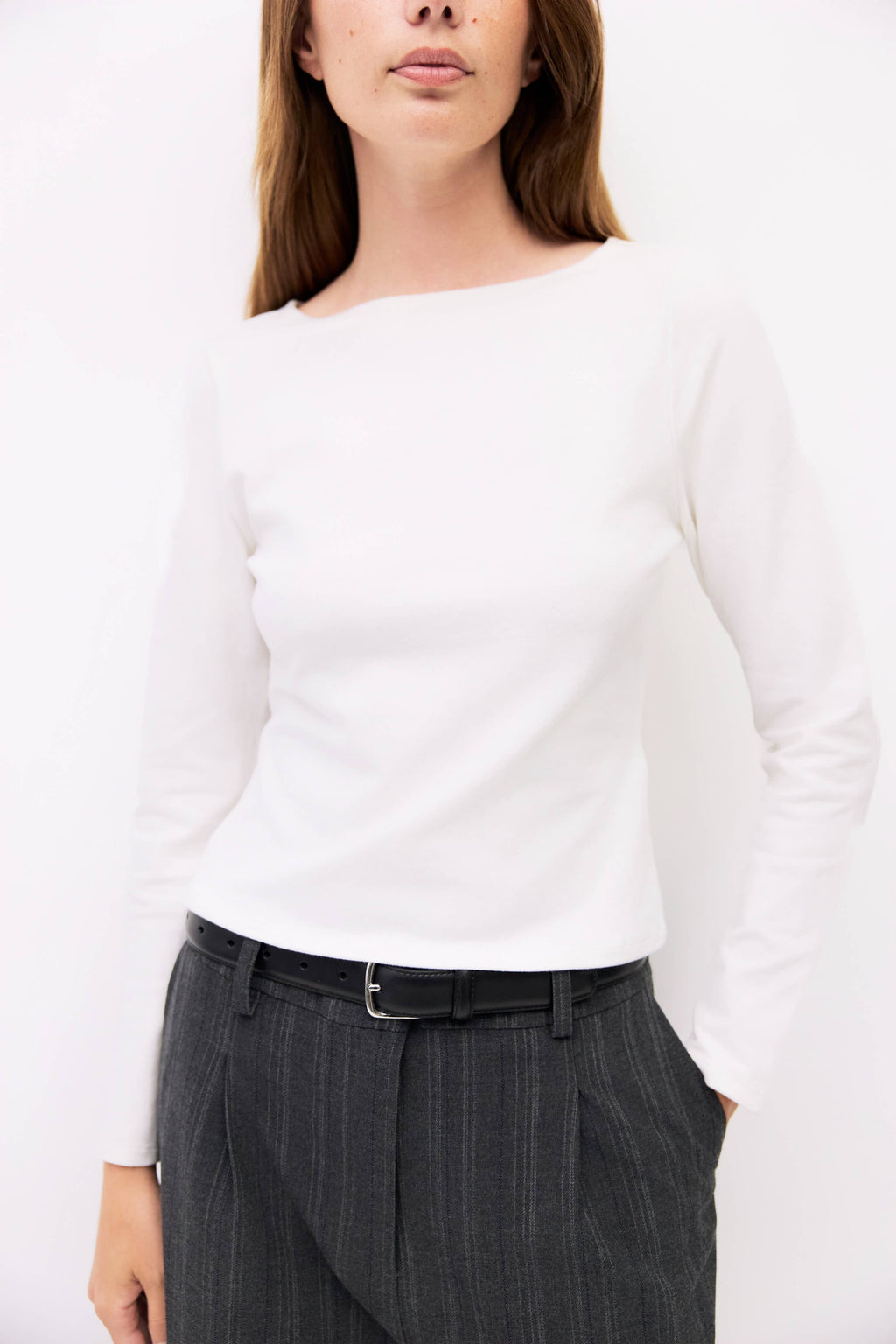 Martina Wide Neck Long Sleeve