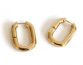 Paper Clip Hoop Earrings