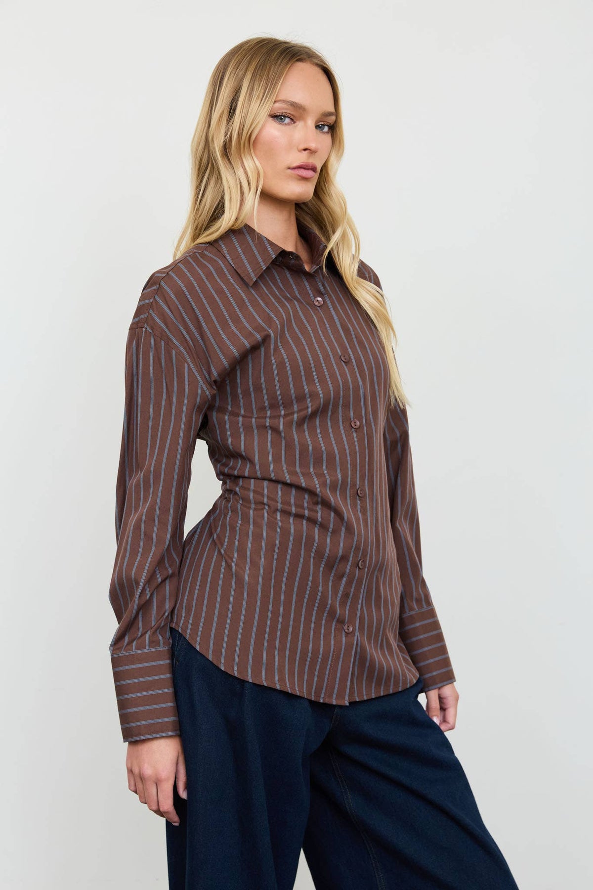 Briella Laced-Up Blouse