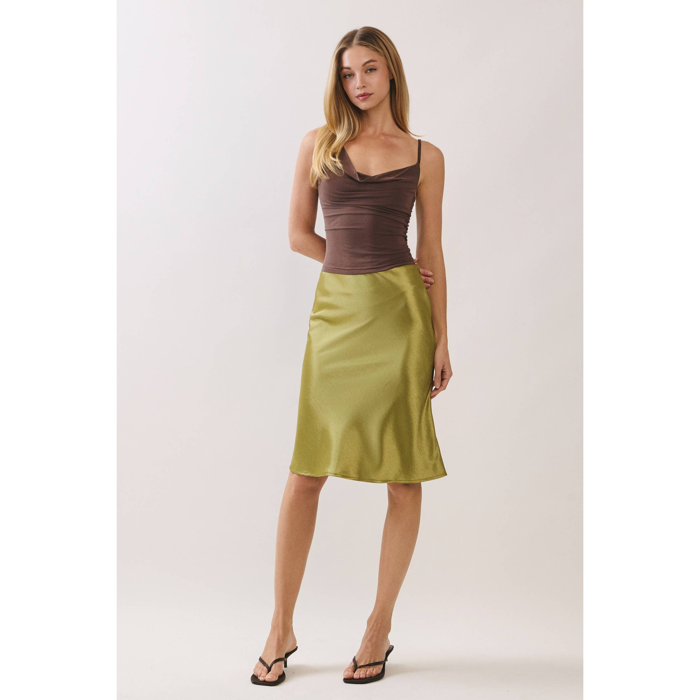 Asymmetrical Drape Knit Top