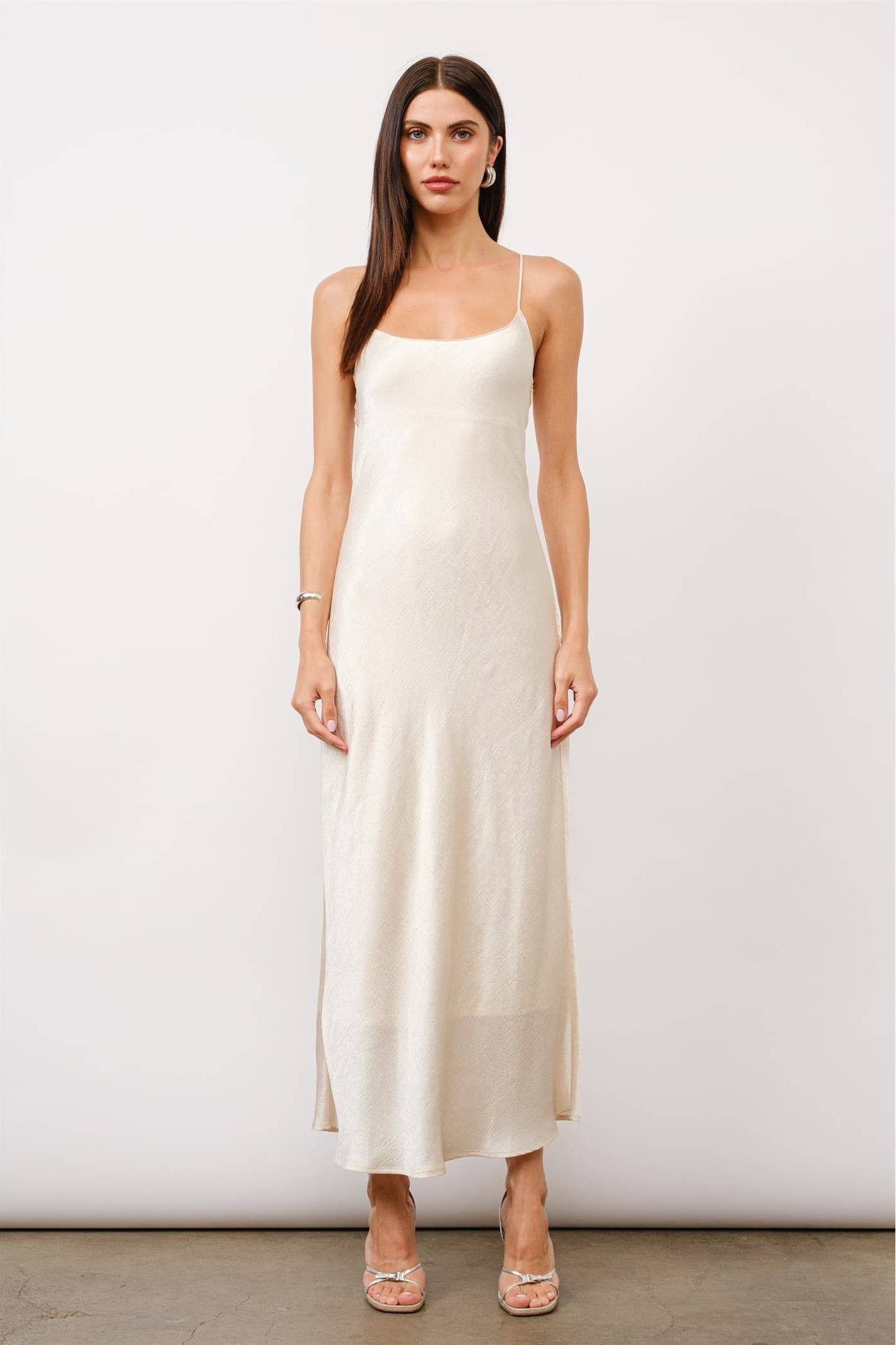 Paula Satin Slip Dress