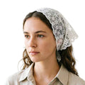 Lace Floral Head Scarf