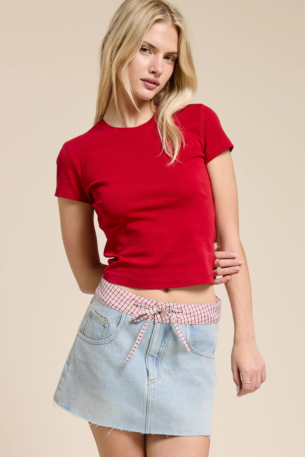 Fitted Crewneck Baby Tee