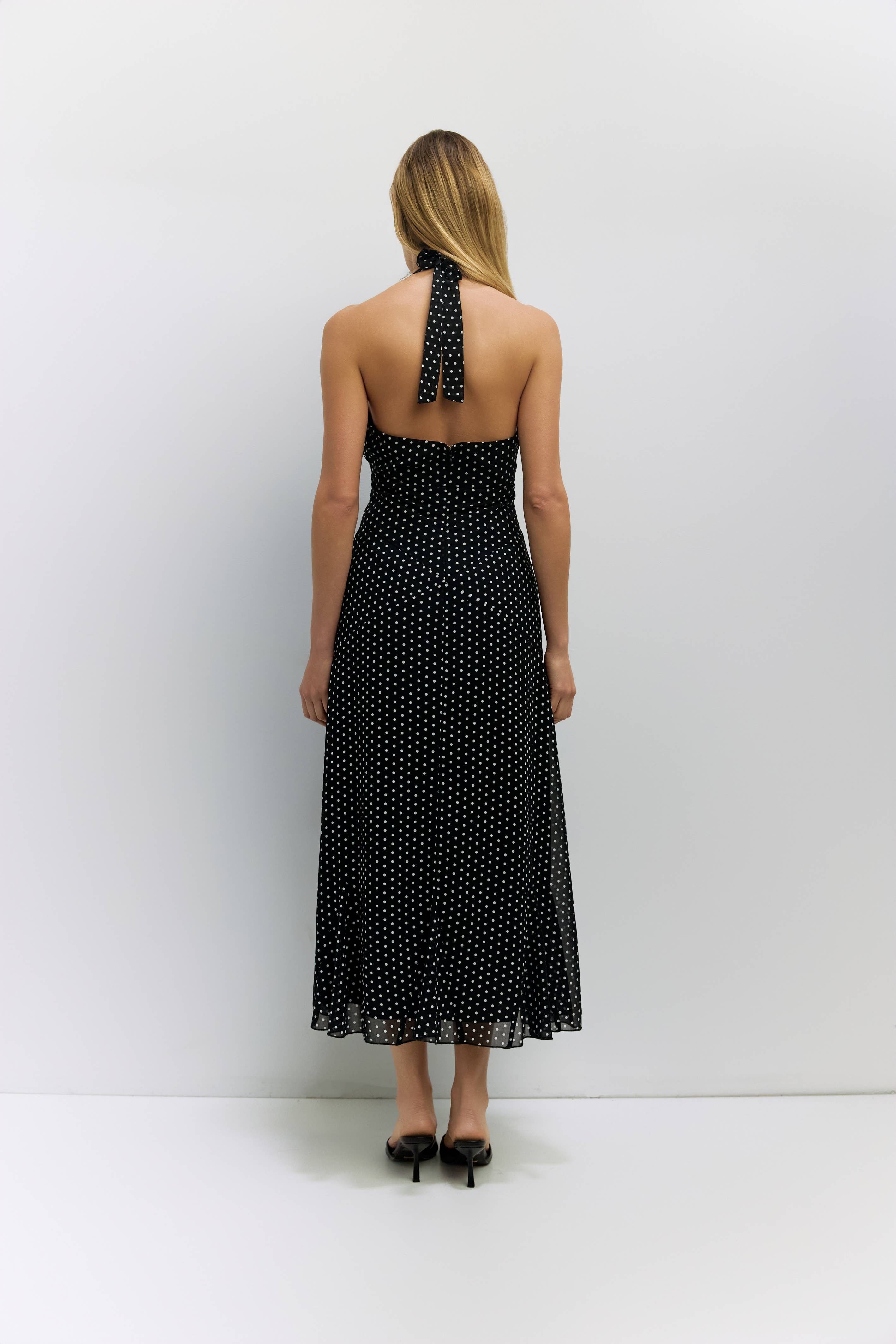 Angelina Halter Dress