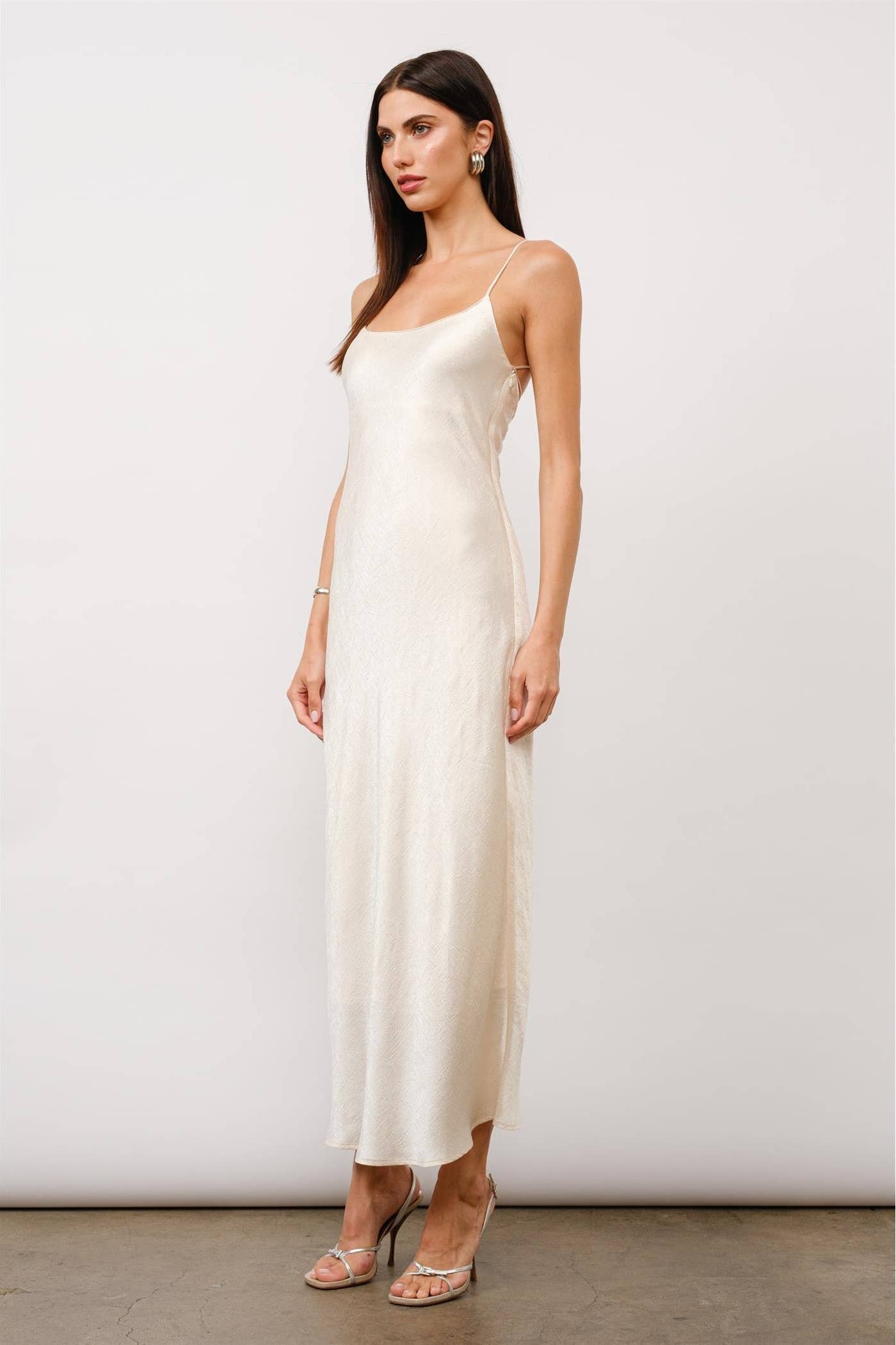 Paula Satin Slip Dress