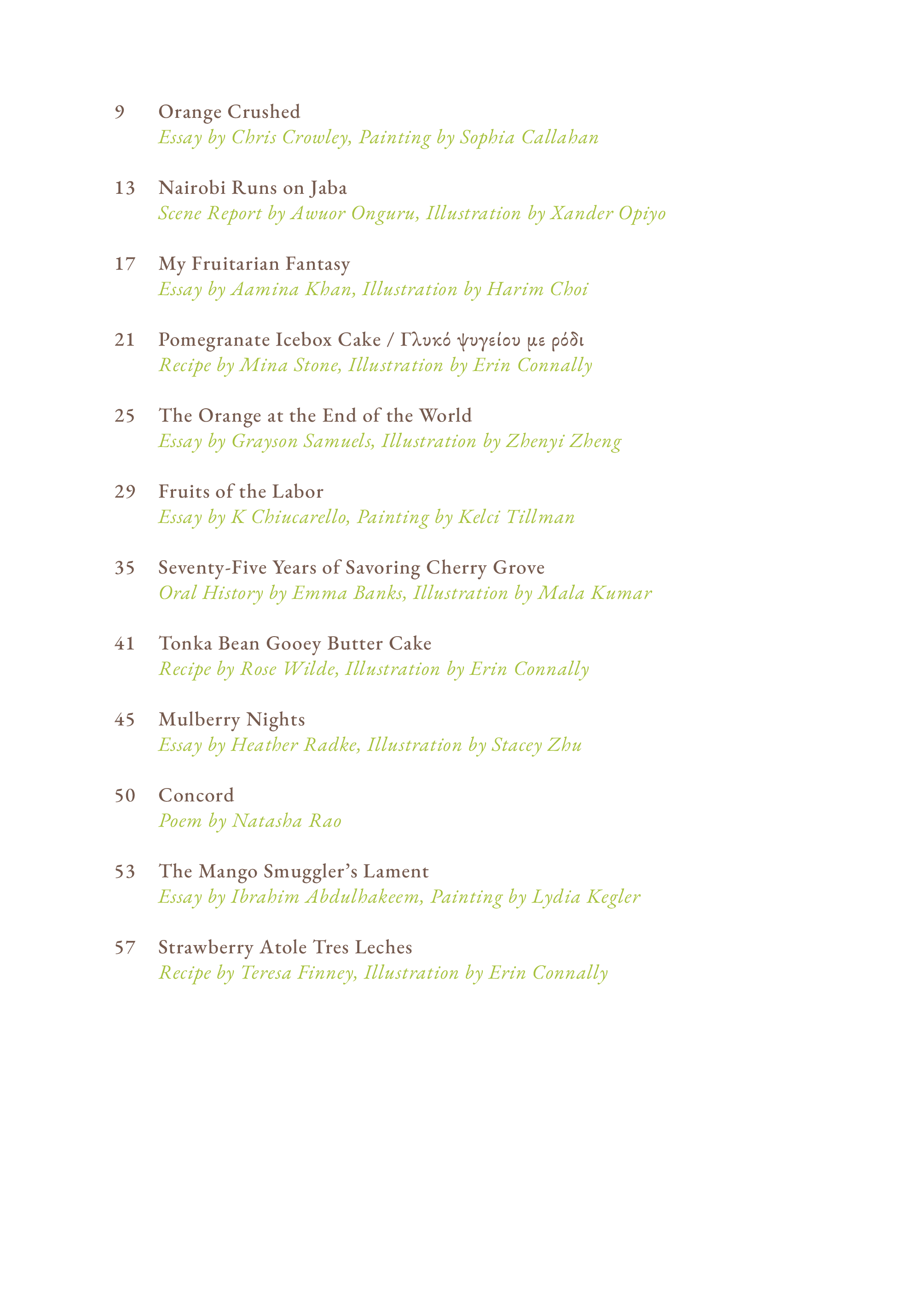 Volume 7: Forbidden Fruit