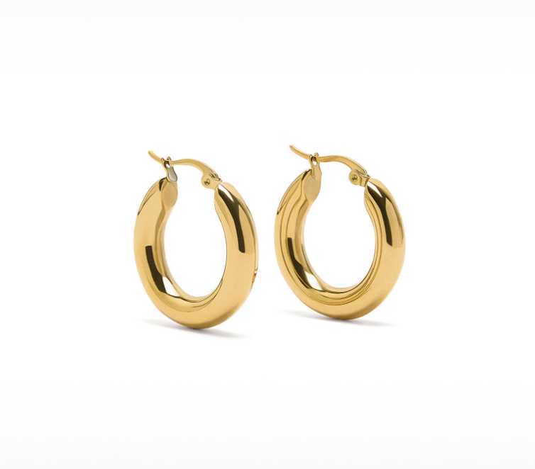 Porto Hoop Chunky Hoop Earrings 