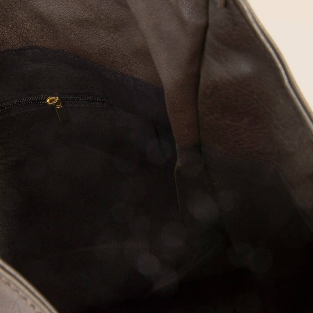 Studded Leather Handbag