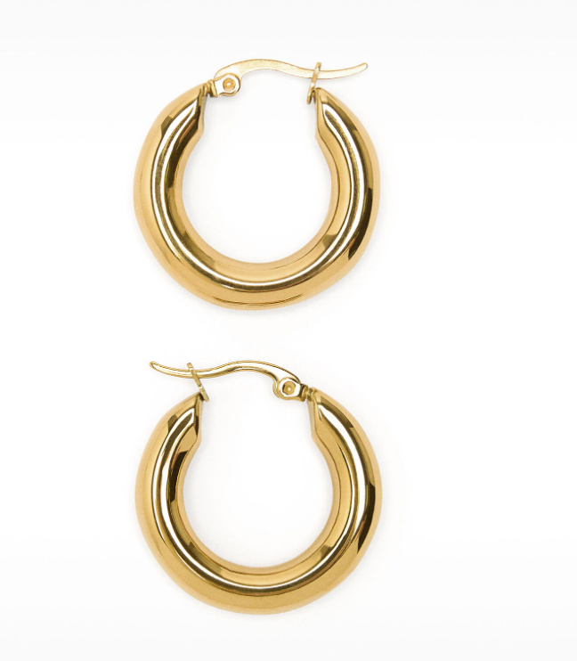 Porto Hoop Chunky Hoop Earrings 