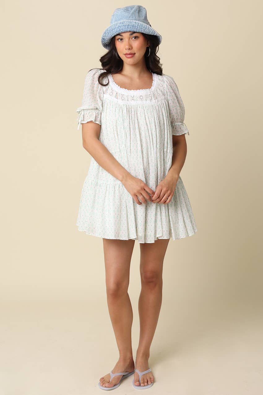 Emma Puff Sleeve Dress