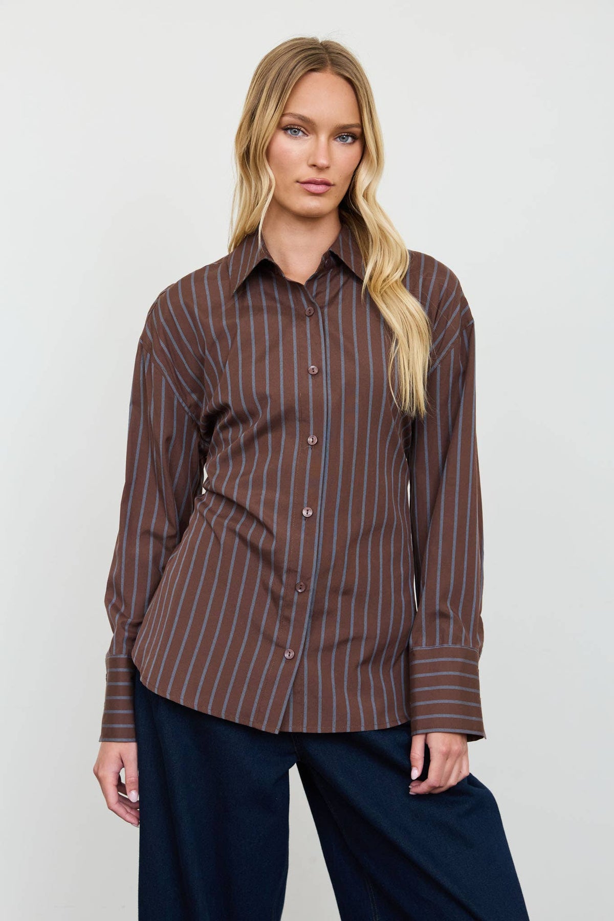 Briella Laced-Up Blouse