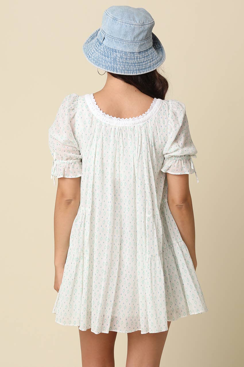 Emma Puff Sleeve Dress