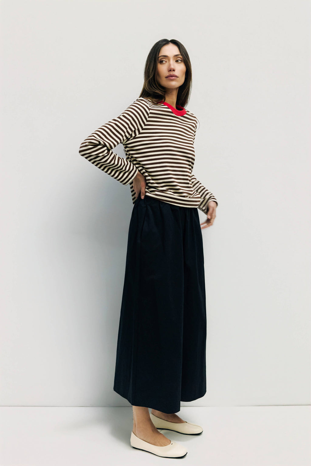 Kathleen Striped Long Sleeve T-Shirt