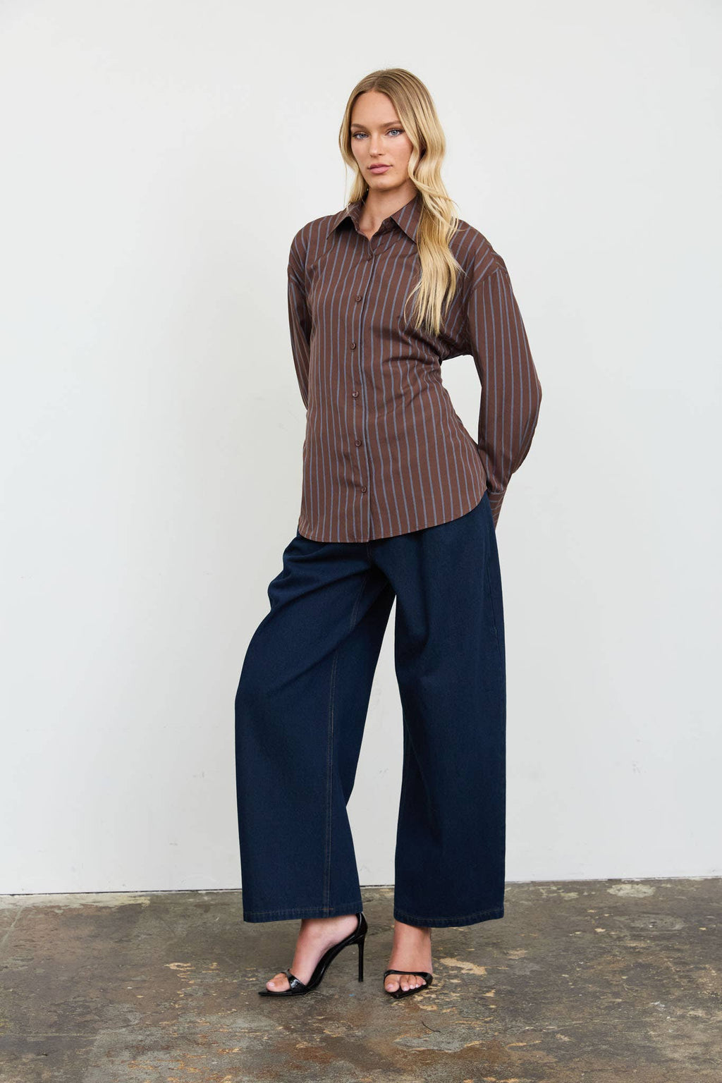 Briella Laced-Up Blouse