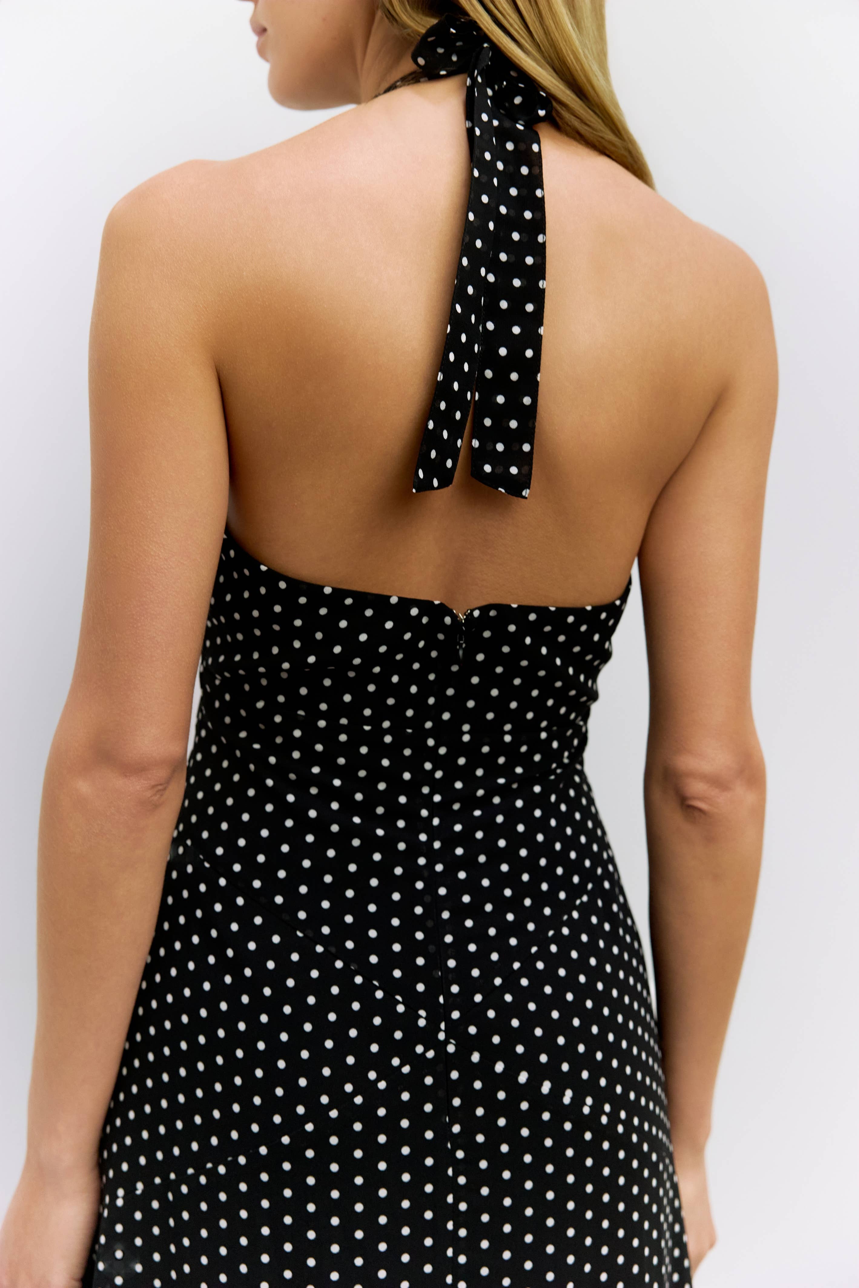 Angelina Halter Dress