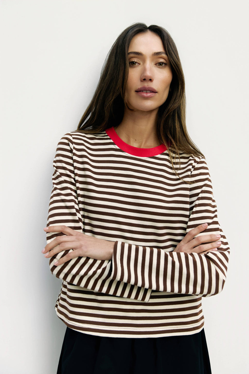 Kathleen Striped Long Sleeve T-Shirt
