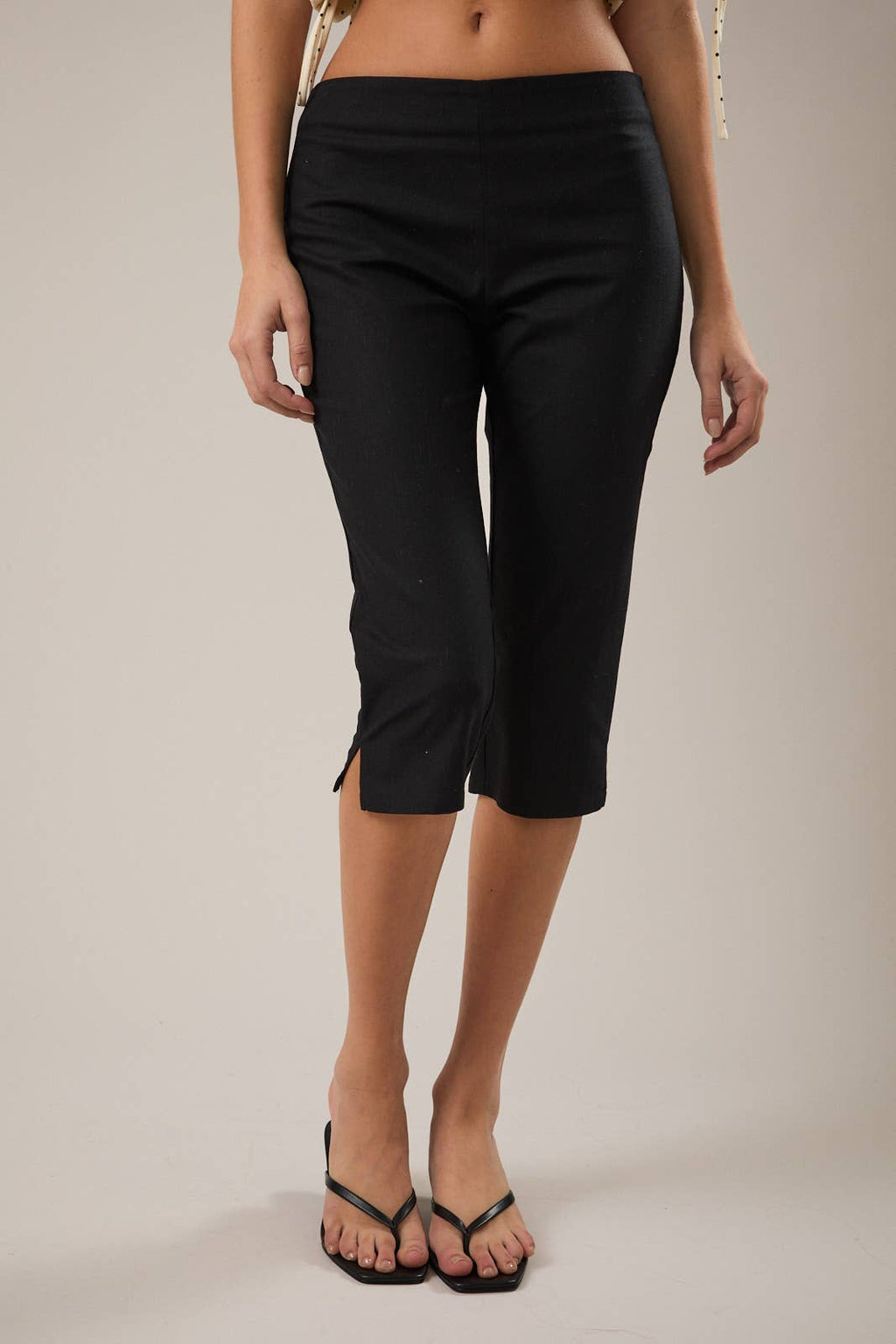 Low Waist Capri Pant