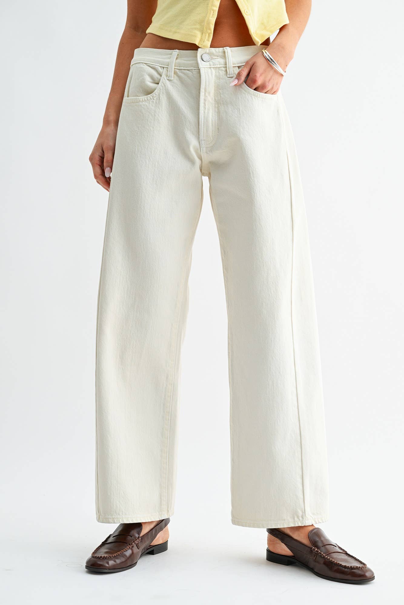 High Rise Barrel Jean