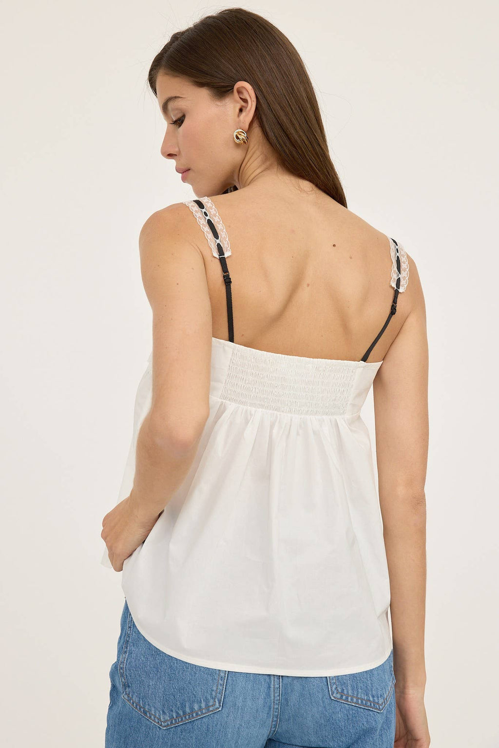 Laced Trim Blouse