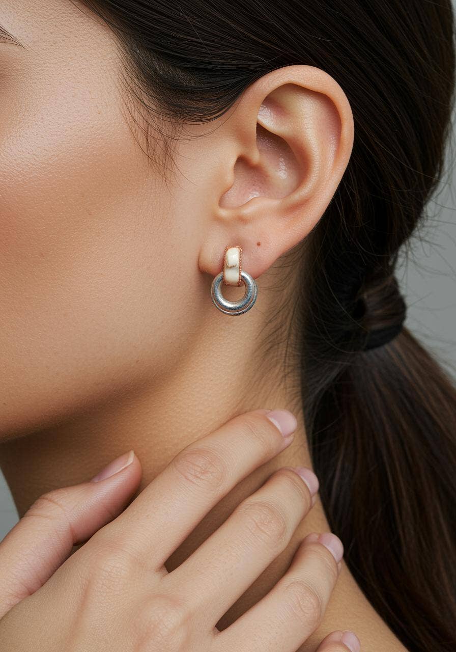 Door Knocker Hoop Earrings