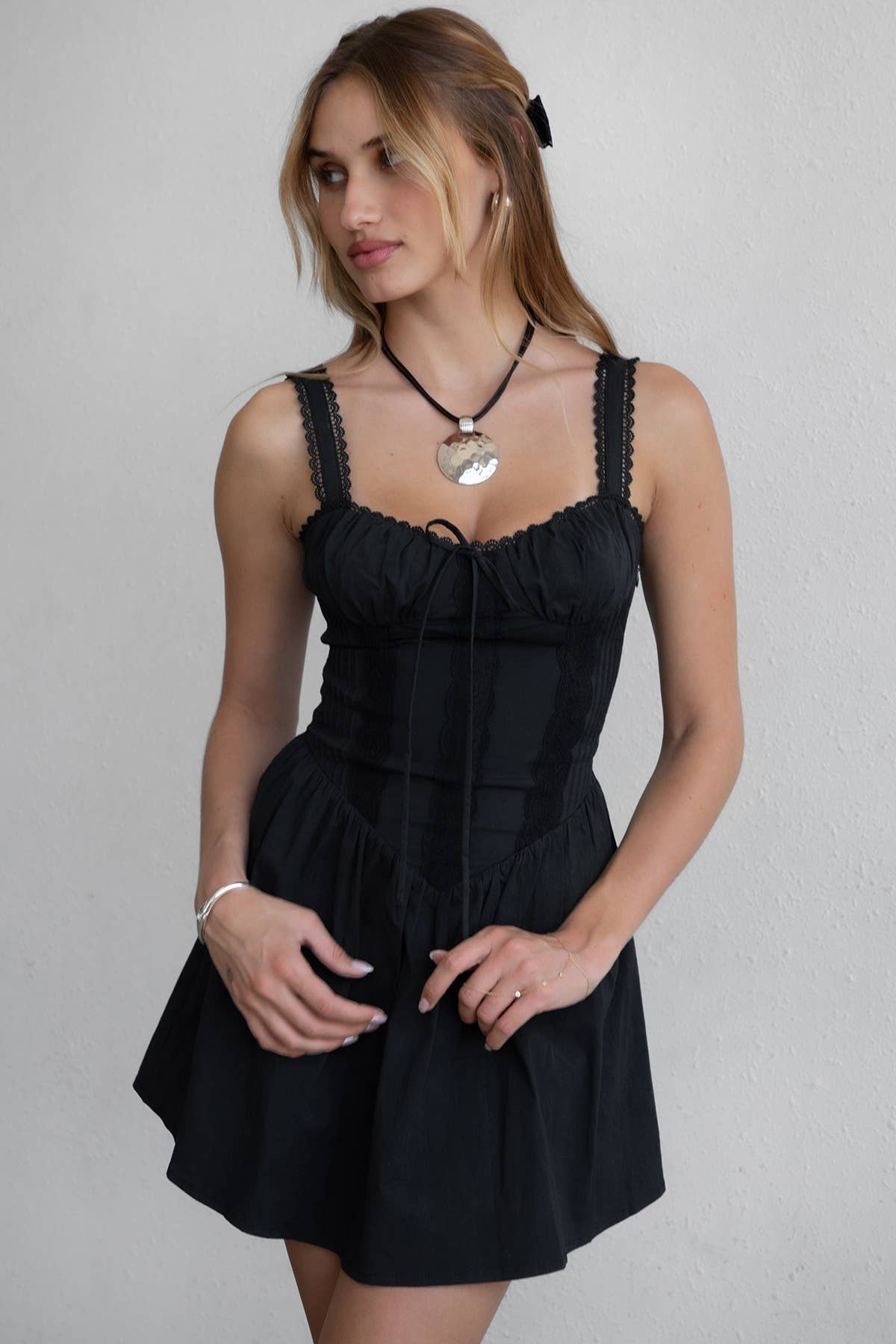 A Line Dainty Mini Dress