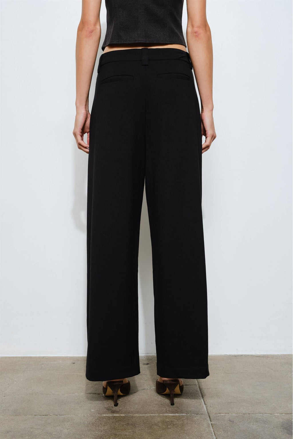 Renee Wide Leg Low Rise Pant