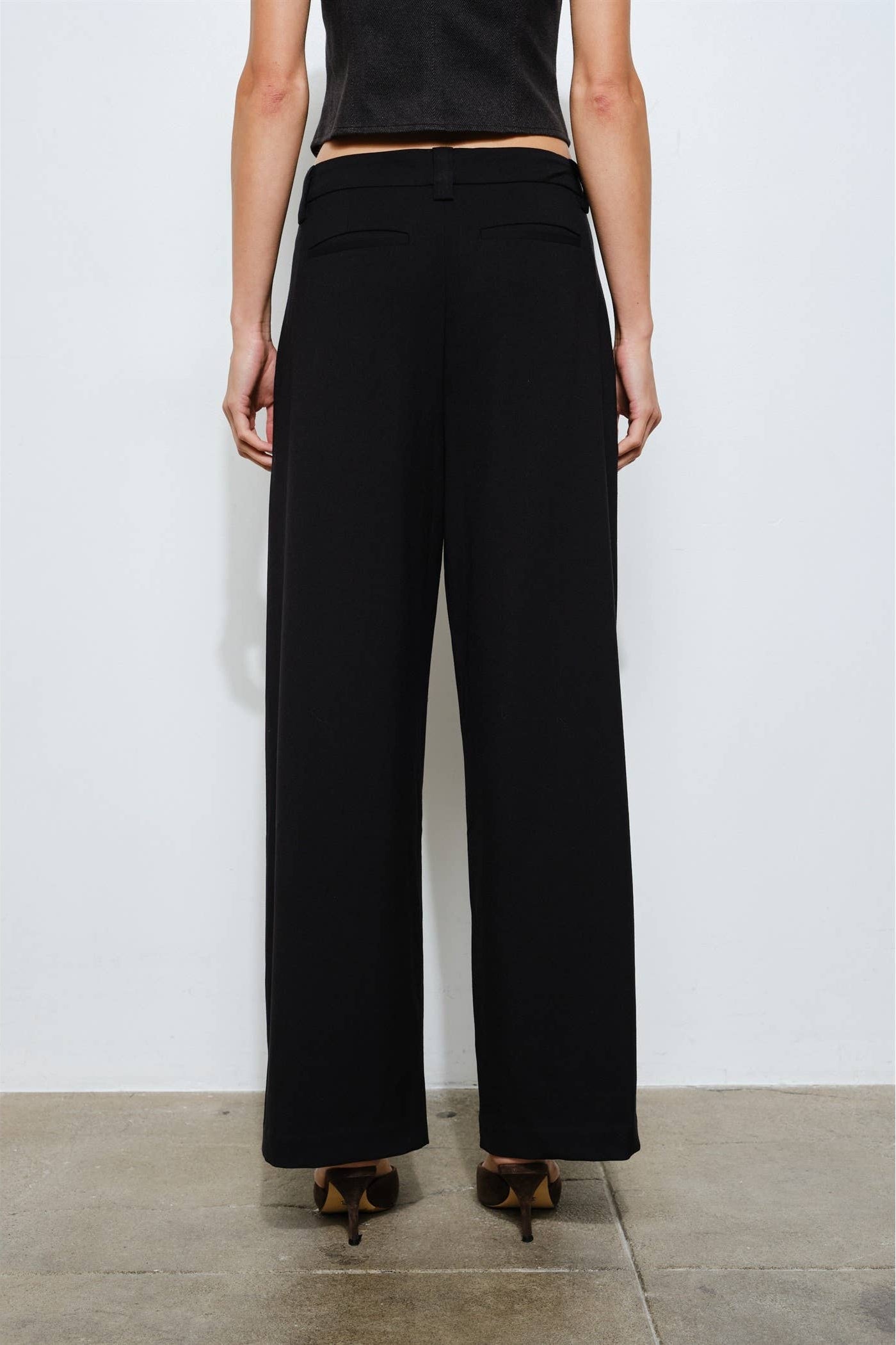 Renee Wide Leg Low Rise Pant