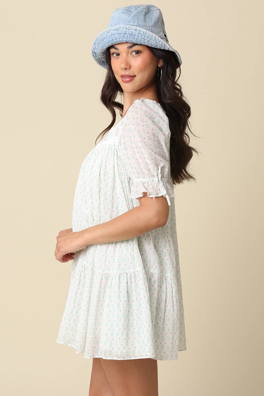 Emma Puff Sleeve Dress