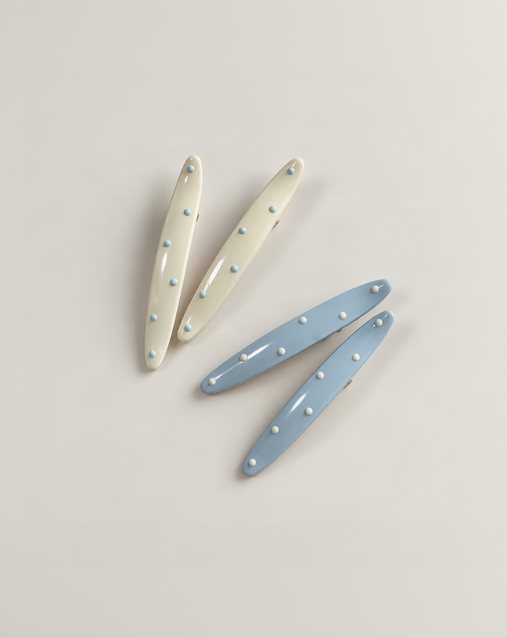 Mini Polka Dot Clips