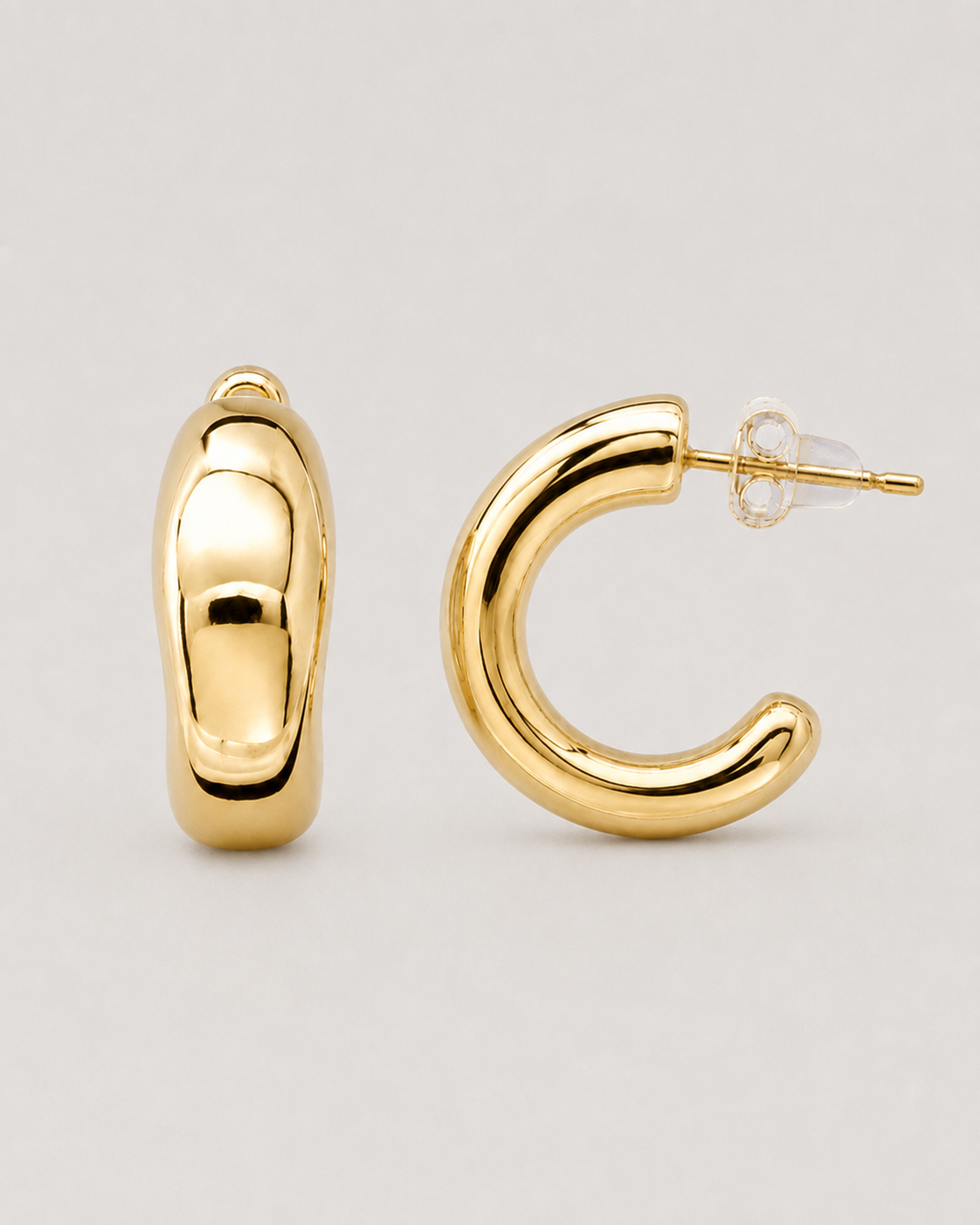 Irregular Mini Huggie Earrings