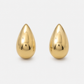 Teardrop Pebble Stud Earrings