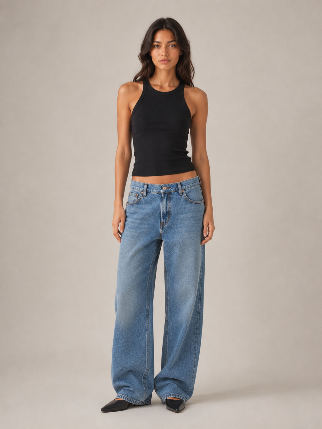 Lorana Scoop Neck Tank