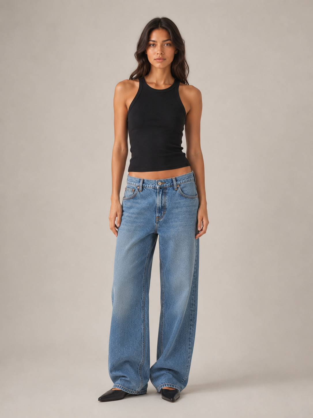 Lorana Scoop Neck Tank