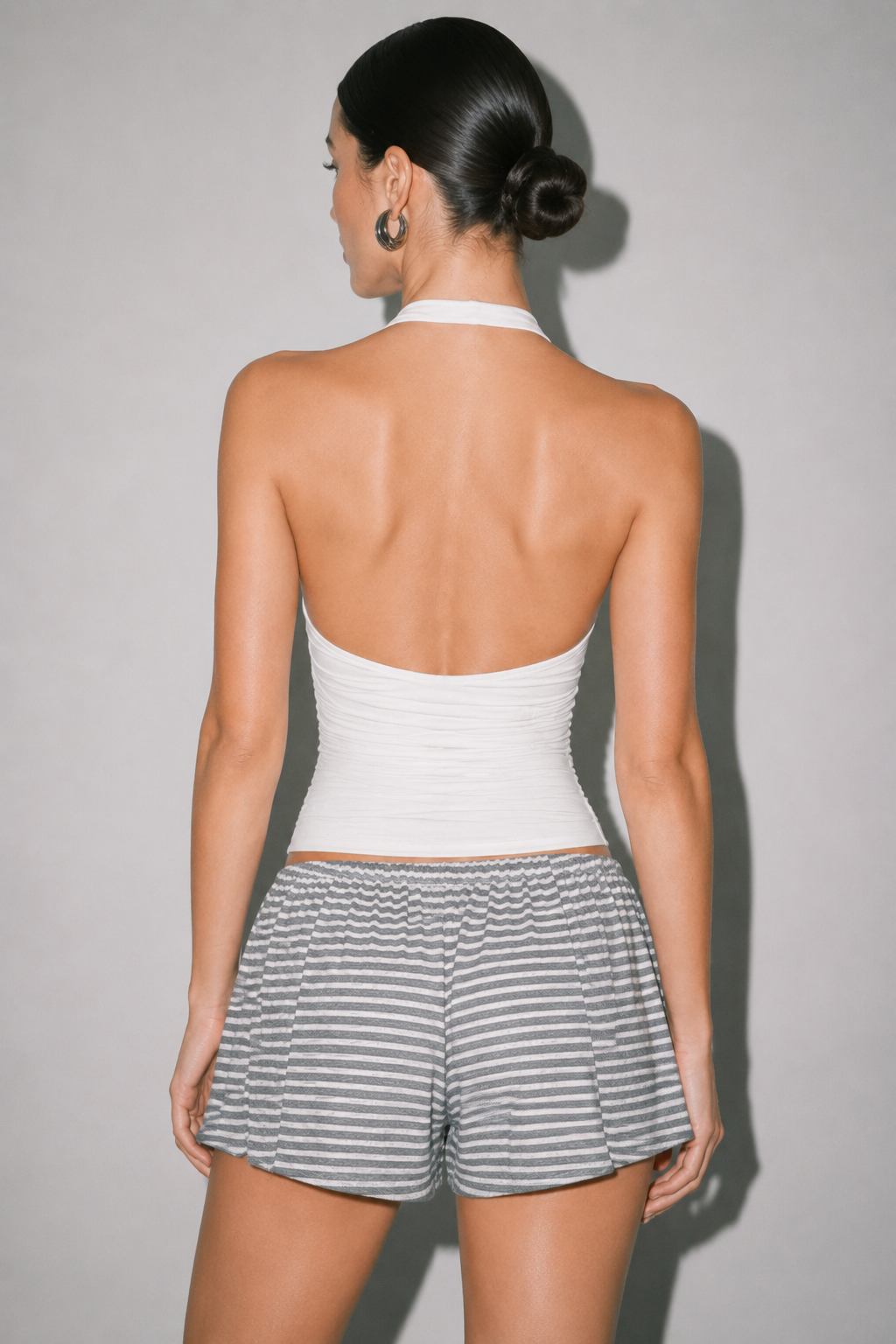 Helena Ruched Halter Top