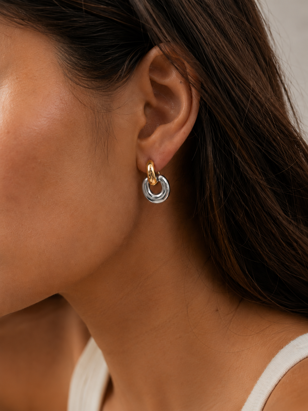 Door Knocker Hoop Earrings