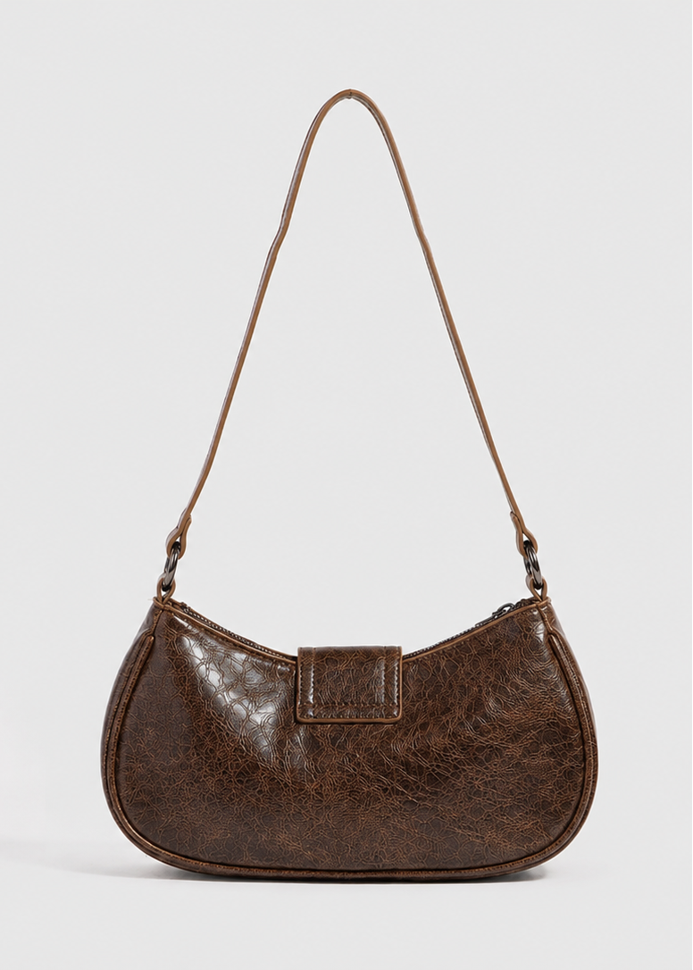 Triple Belt Faux Leather Bag