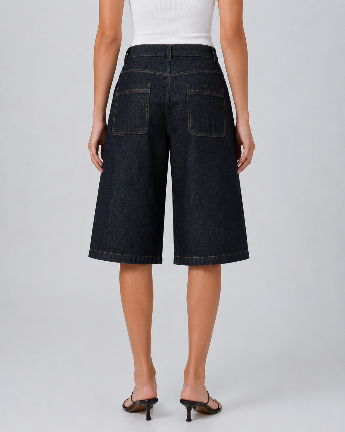 High Rise Pleated Shorts