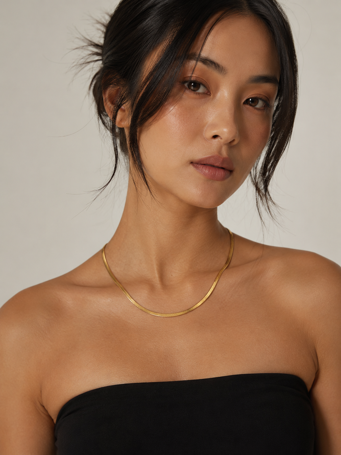 Katie Herringbone Necklace