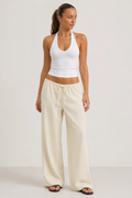 Vera Drawstring Wide Leg Pants