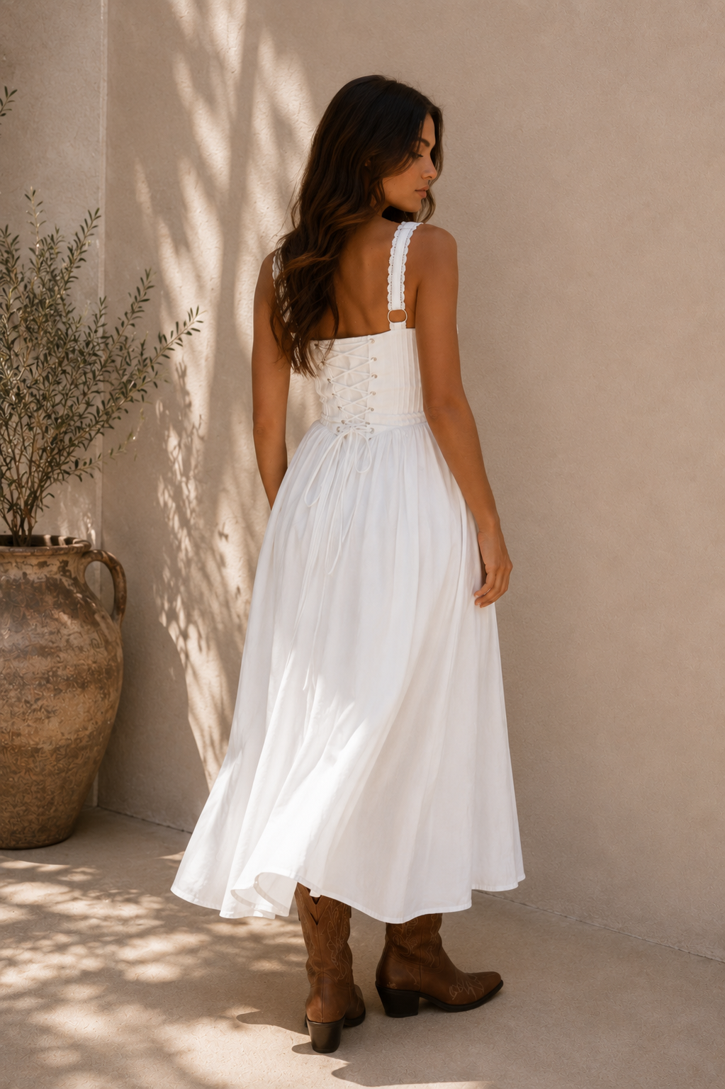 Loretta Drop Waist Maxi Dress