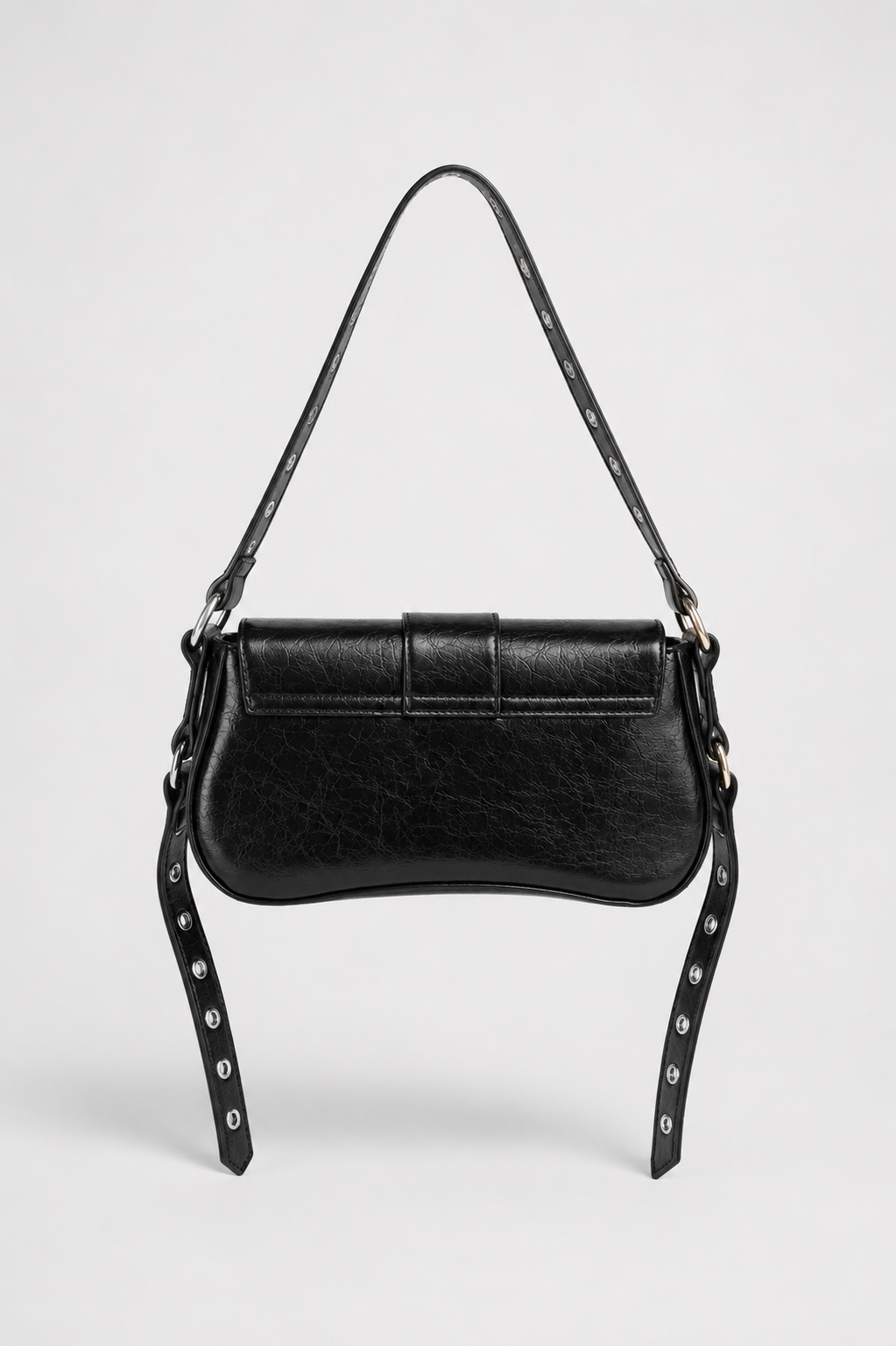 Studded Grommet Strap Bag
