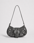 Triple Belt Faux Leather Bag
