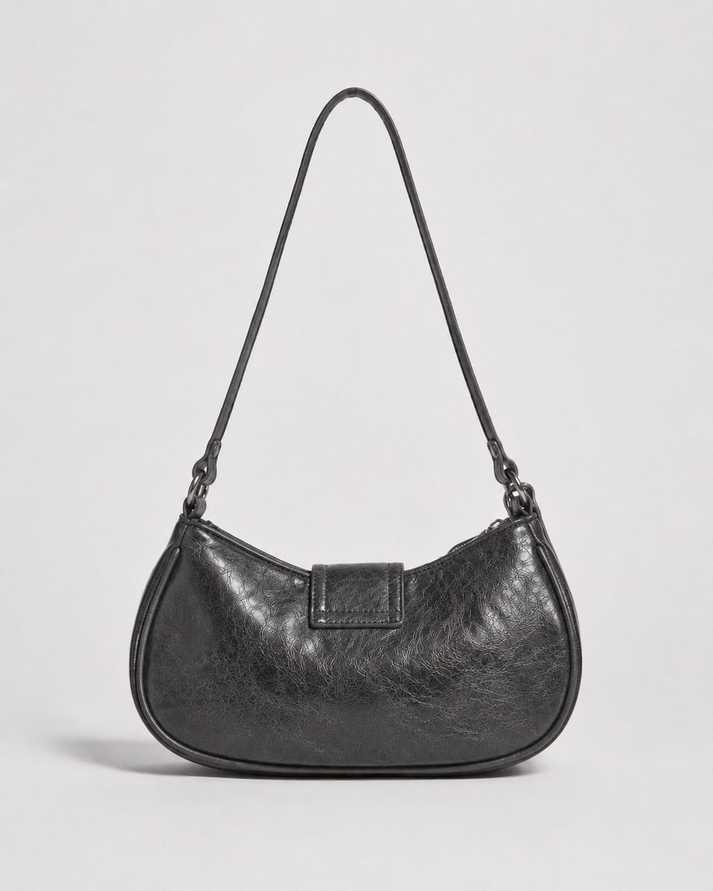 Triple Belt Faux Leather Bag