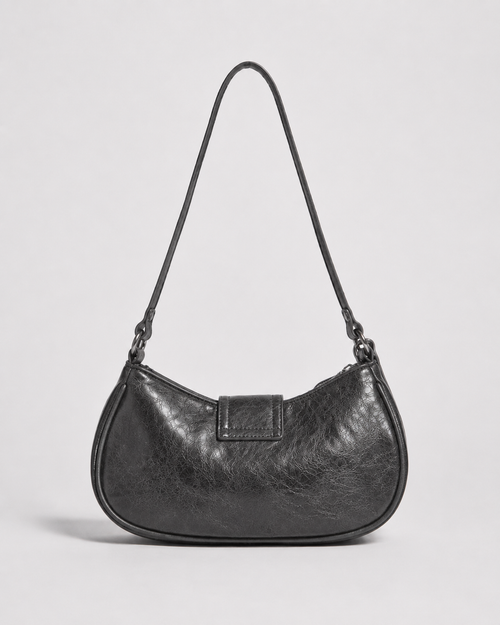 Triple Belt Faux Leather Bag
